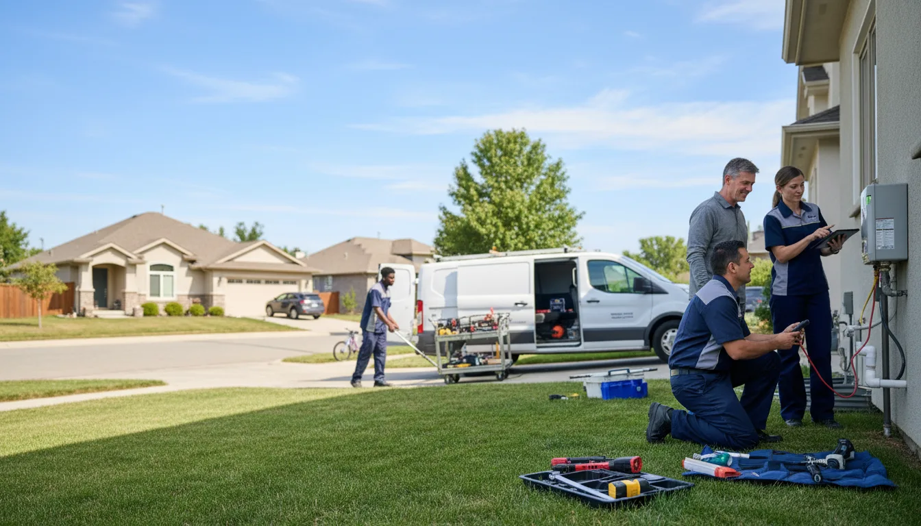 Tankless water heater service in Elbing, KS